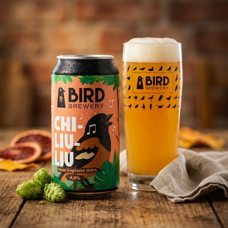 Chi-Liu-Liu - Bird Brewery IPA - Imperial / Double New England / Hazy 330ml - 2