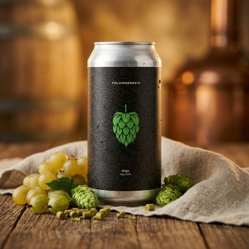 Origin - Folkingebrew IPA - Imperial / Double New England / Hazy 440ml - 2