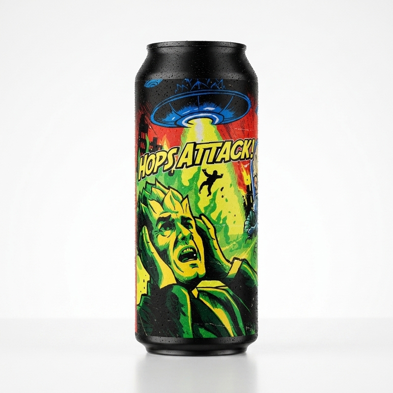 Hops Attack - Seven Island Brewery IPA - New England / Hazy 440ml - 2