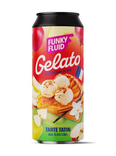 Gelato: Tarte Tatin - Funky Fluid Sour - Smoothie / Pastry 500ml - 1