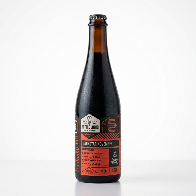 Darkstar November (2025) - Bottle Logic Brewing Stout - Imperial / Double 500ml - 2