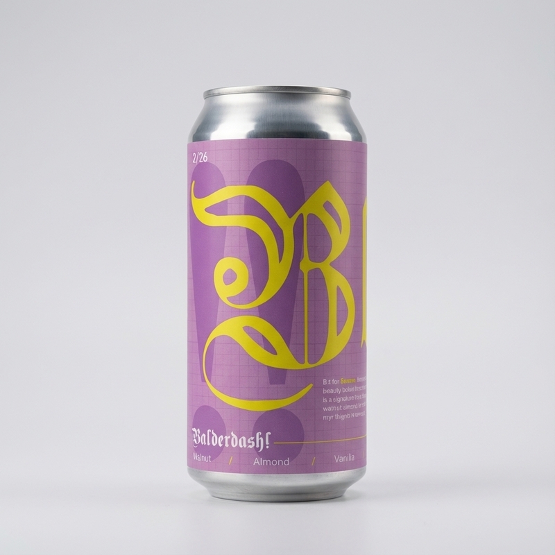 Balderdash (Brewski Collab) - Neon Raptor Brewing Co. Stout - Imperial / Double Pastry 440ml - 1