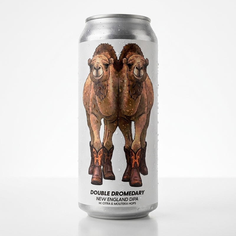Double Dromedary - Brewski IPA - Imperial / Double New England / Hazy 440ml - 2