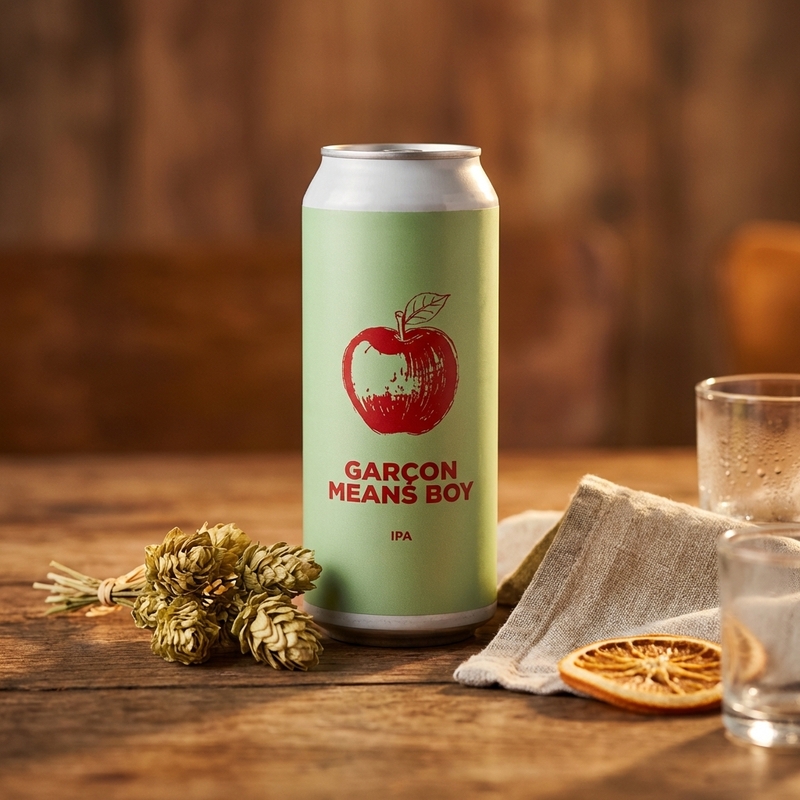 Garcon Means Boy - Pomona Island Brew Co. IPA - New England / Hazy 440ml - 2