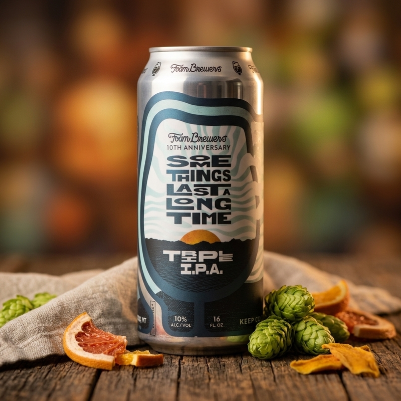Triple IPA - Some Things Last A Long Time - Foam IPA - Triple New England / Hazy 440ml - 1