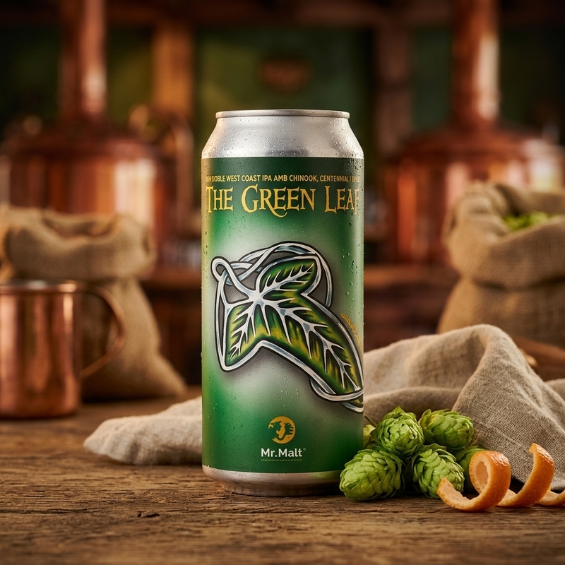 The Green Leaf - Cerveses Hoppit IPA - American 440ml - 1