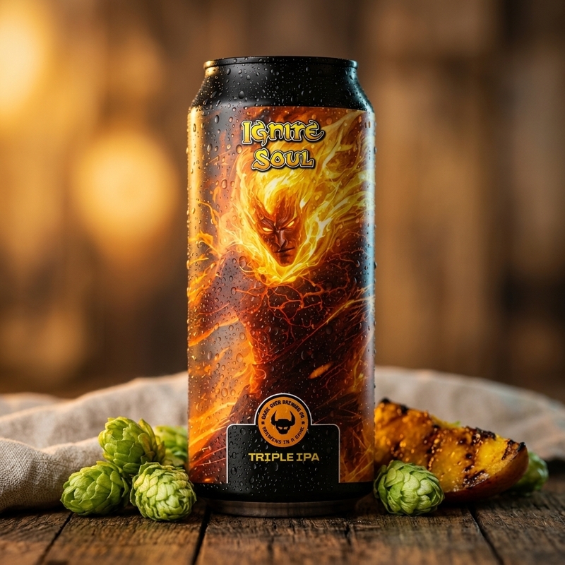 Ignite Soul - Game Over Brewing Co. IPA - Triple New England / Hazy 440ml - 2