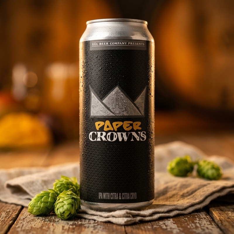 Paper Crowns - Xul Beer Company IPA - New England / Hazy 473ml - 1