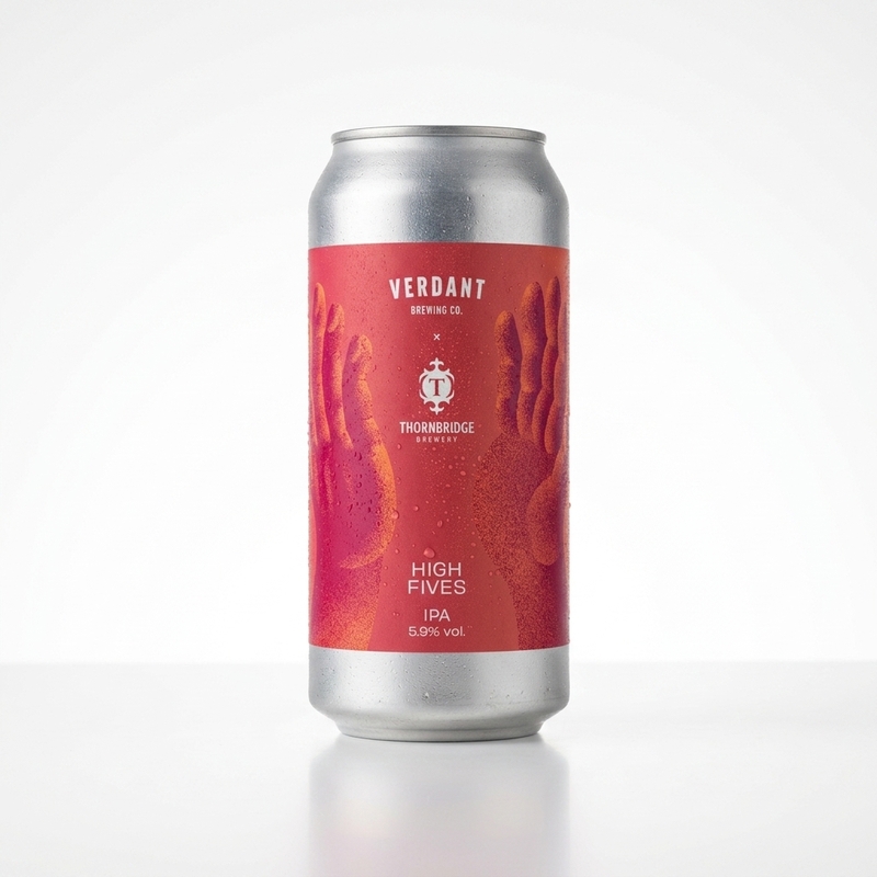 High Fives - Verdant Brewing Co IPA - New England / Hazy 440ml - 2