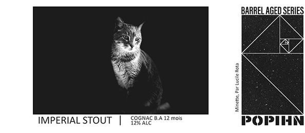 Cognac BA 12m - Popihn Stout - Imperial / Double 330ml - 1