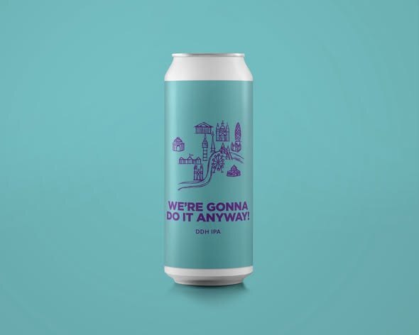 We're Gonna Do It Anyway - Pomona Island Brew Co. IPA - New England / Hazy 440ml - 1