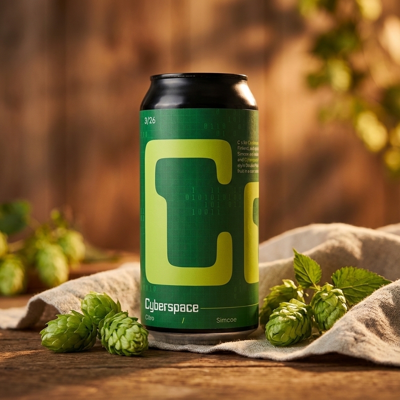 Cyberspace (CoolHead Collab) - Neon Raptor Brewing Co. IPA - Imperial / Double New England / Hazy 440ml - 2