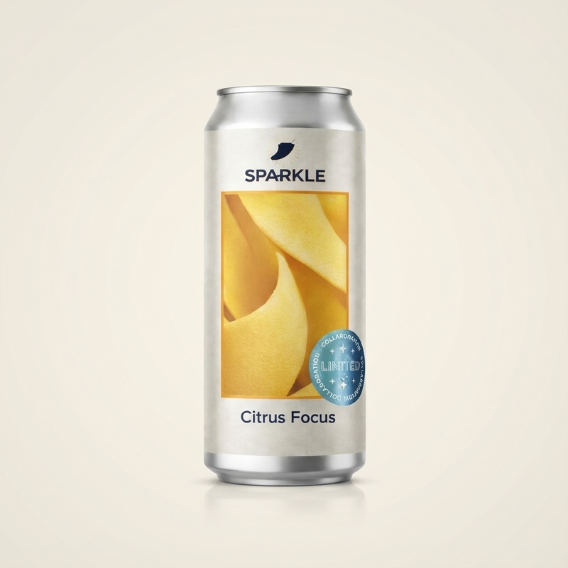 Citrus Focus - Sparkle ✨ IPA - Imperial / Double New England / Hazy 440ml - 1