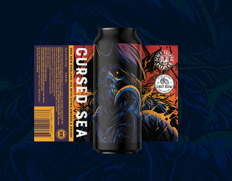 Cursed at Sea - Seven Island Brewery IPA - New England / Hazy 440ml - 1