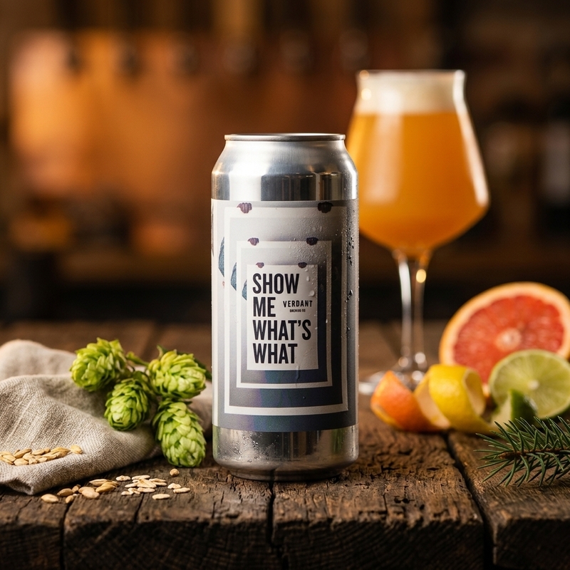 Show Me What's What - Verdant Brewing Co IPA - New England / Hazy 440ml - 1
