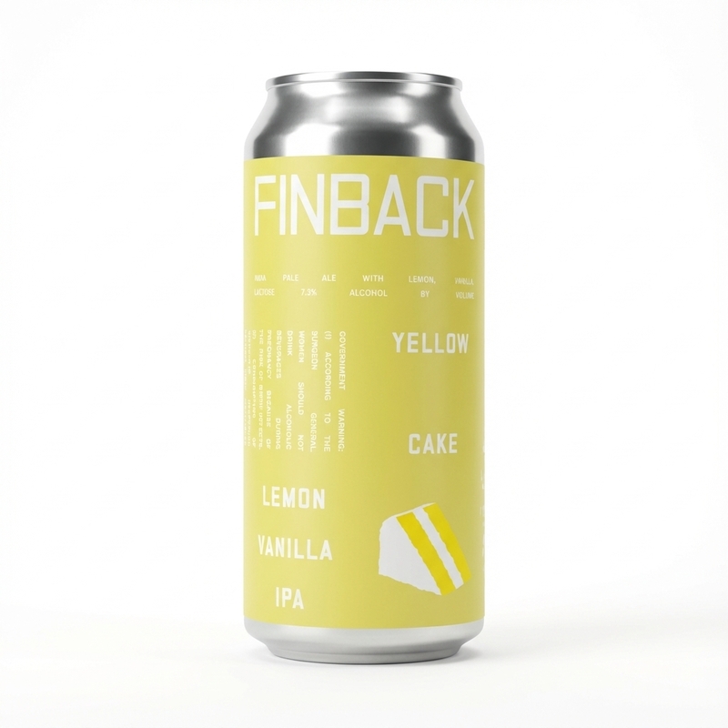 Yellow Cake / Crooked Run - Finback Brewery IPA - Milkshake 473ml - 1