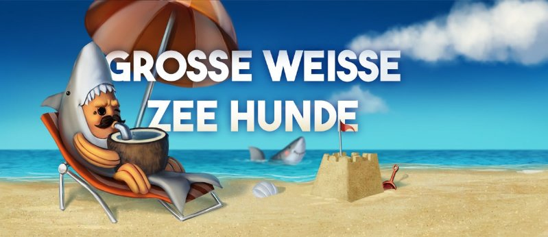 Grosse Weisse Zee Hunde