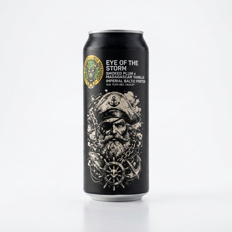 Eye of the Storm - Piwne Podziemie / Beer Underground Porter - Imperial / Double Baltic 500ml - 1