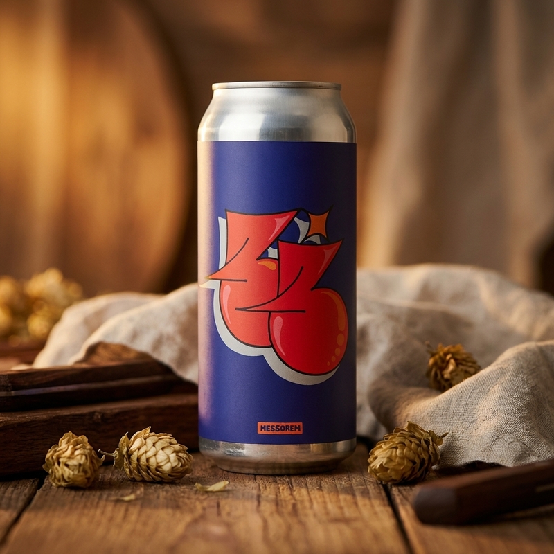 Three Times Three / Omnipollo, Bellwoods, Freak Folk, Great Divide, Verdant, Deep Fried - Messorem IPA - Imperial / Double 473ml - 2