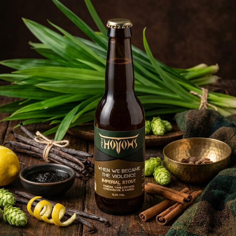 Where Wolves Hide In The Company Of Men - The Hollows Stout - Imperial / Double 330ml - 1