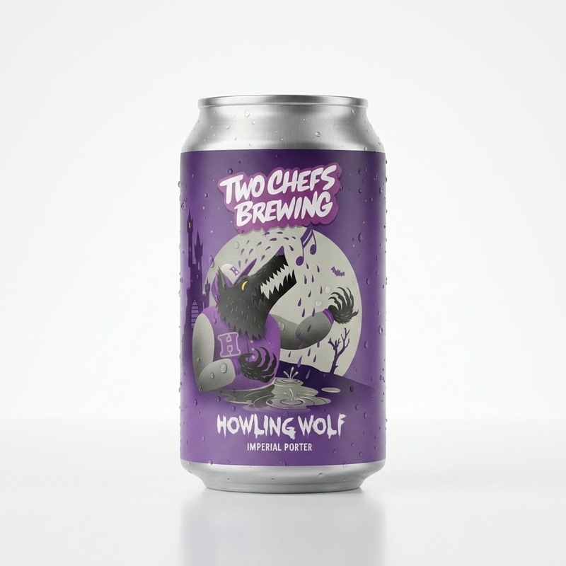 Howling Wolf - Two Chefs Brewing Porter - Imperial / Double 330ml - 2