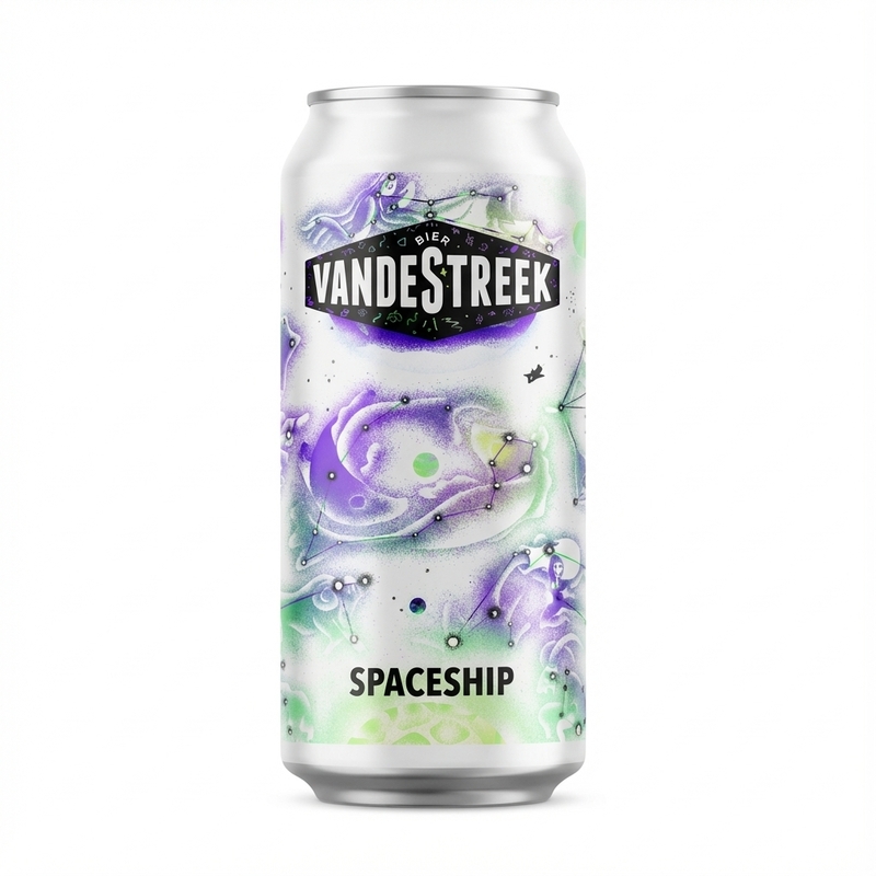 Spaceship - vandeStreek bier IPA - Imperial / Double New England / Hazy 440ml - 1