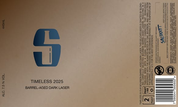 Timeless 2025 - Salikatt Lager - Dark 440ml - 1