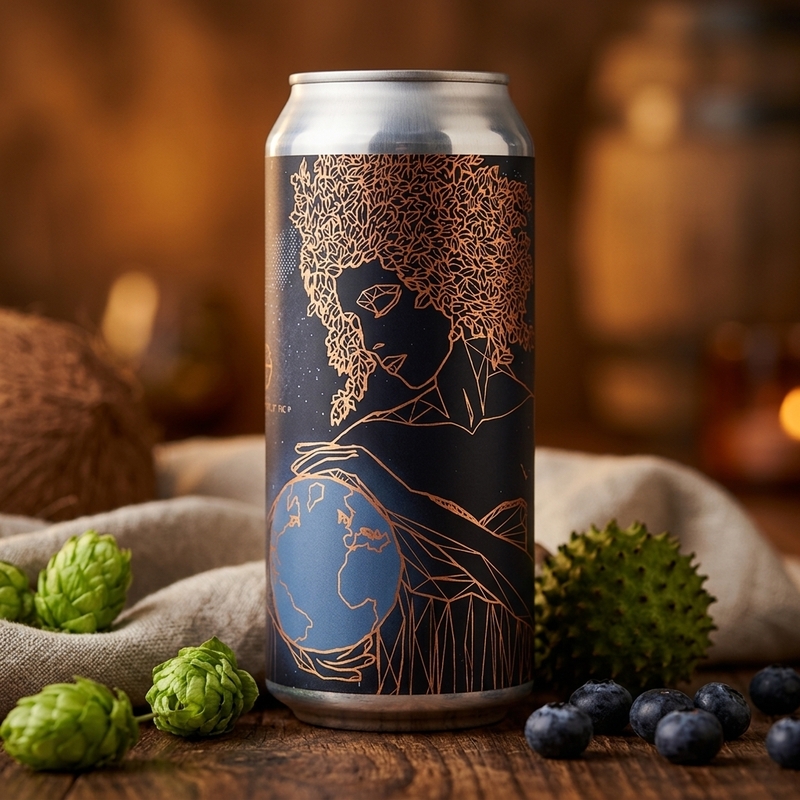 Gemini | Blueberry + Soursop + Coconut - Mortalis Brewing Company Sour - Smoothie / Pastry 473ml - 1