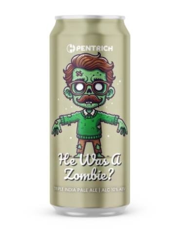 He Was A Zombie? - Pentrich Brewing Co. IPA - Triple New England / Hazy 440ml - 1