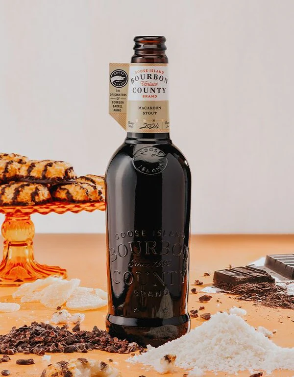 Bourbon County Brand Macaroon Stout (2024) - Goose Island Beer Co. Stout - Imperial / Double Pastry 500ml - 1