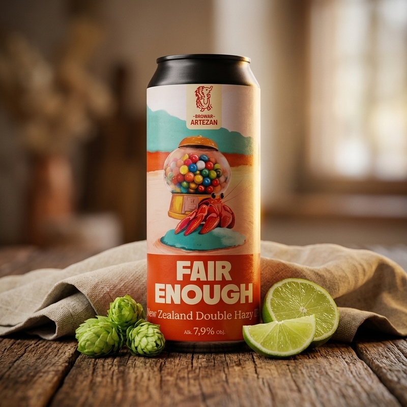 Fair Enough - Browar Artezan IPA - Imperial / Double New England / Hazy 500ml - 2