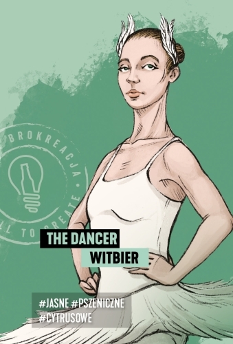 The Dancer - Brokreacja Wheat Beer - Witbier / Blanche 500ml - 1
