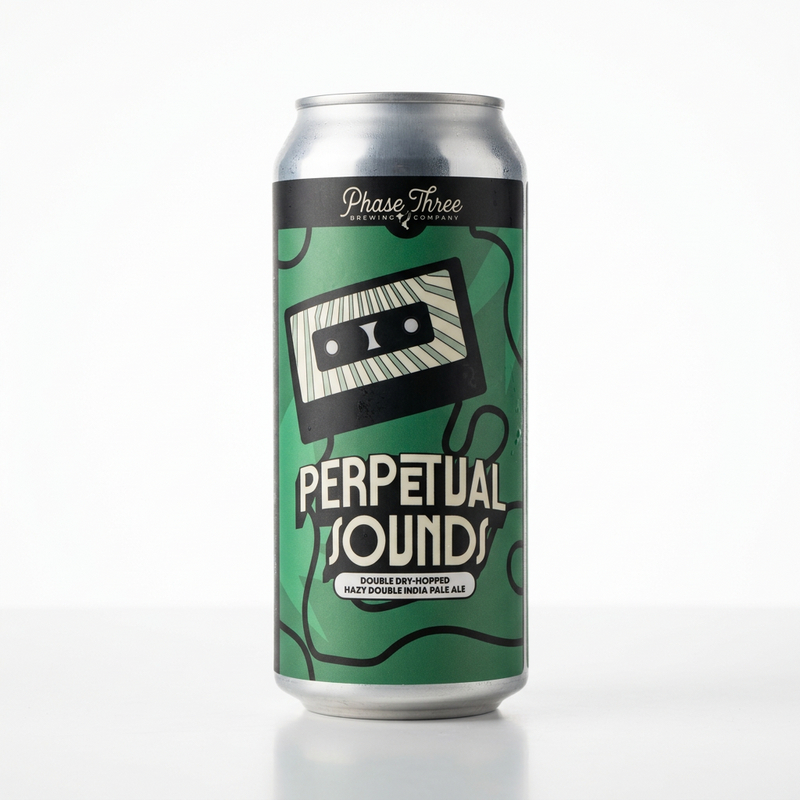 Perpetual Sounds - Phase Three Brewing IPA - Imperial / Double New England / Hazy 473ml - 1