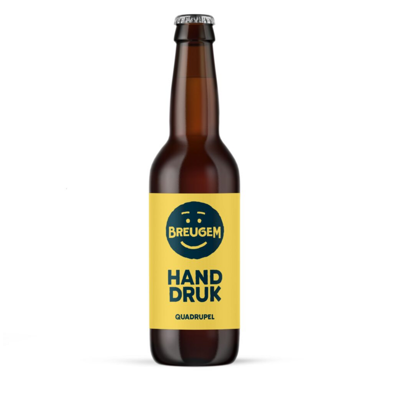 Handdruk - Breugem bier Belgian Quadrupel 330ml - 1