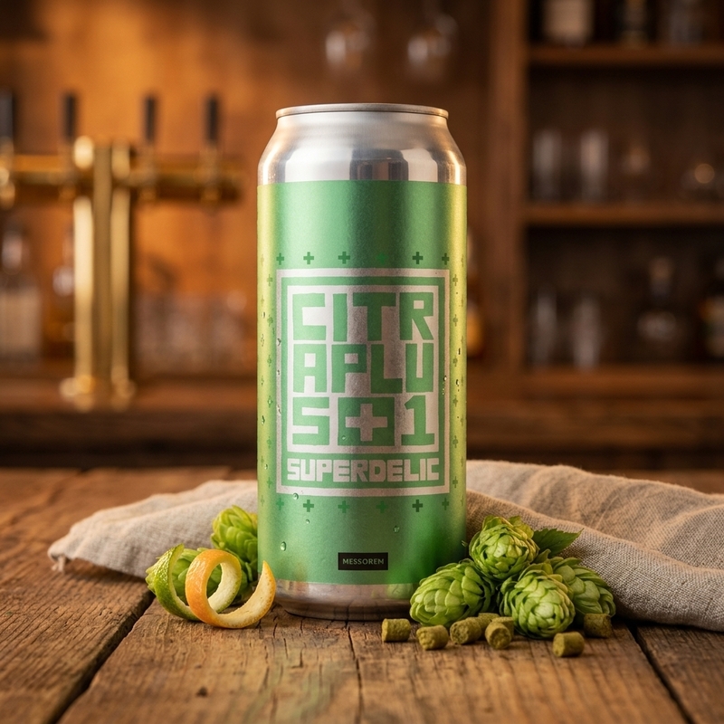 Citraplus1 : Superdelic - Messorem IPA - New England / Hazy 473ml - 1