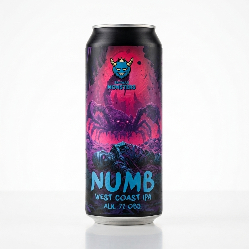 Numb - Browar Monsters IPA - American 500ml - 2
