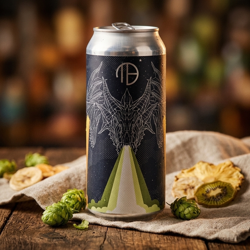 Hydra | Banana Pineapple Kiwi - Mortalis Brewing Company Sour - Smoothie / Pastry 473ml - 1