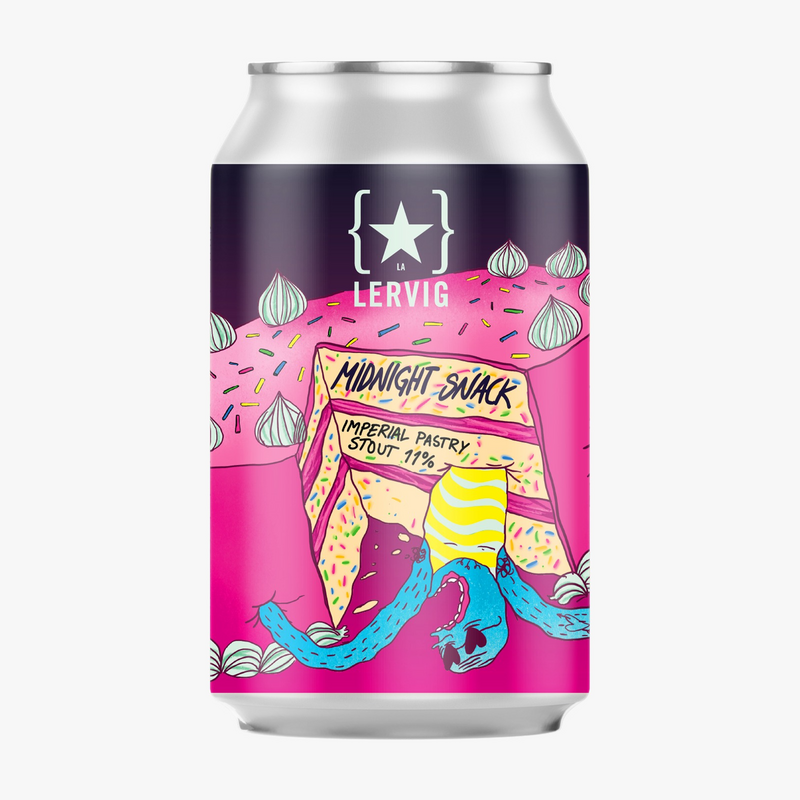 Midnight Snack - LERVIG Stout - Imperial / Double Pastry 330ml - 1