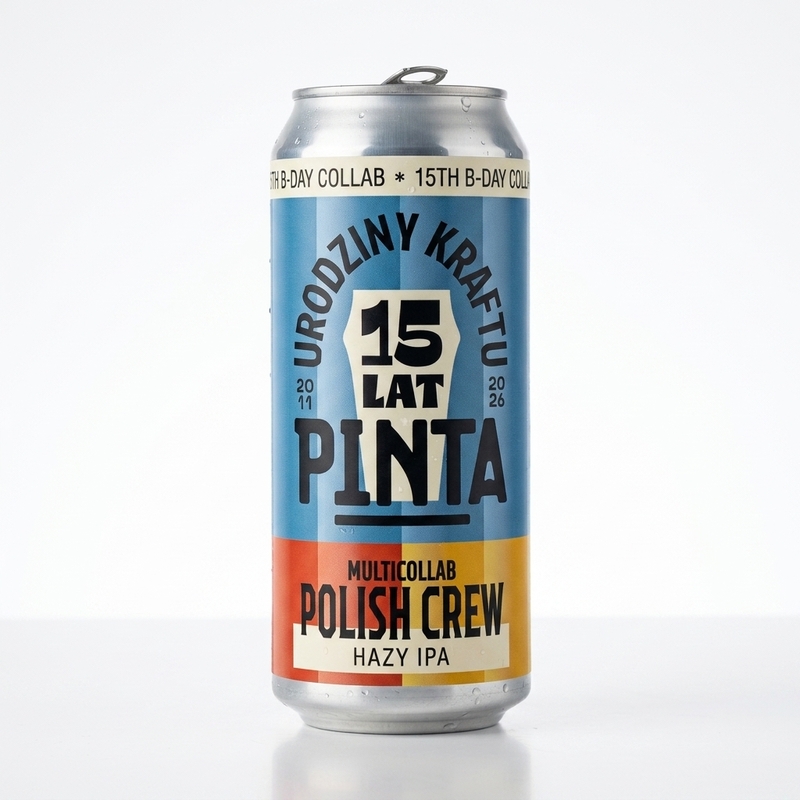 Multi Collab Polish Crew - Browar Pinta IPA - New England / Hazy 500ml - 2