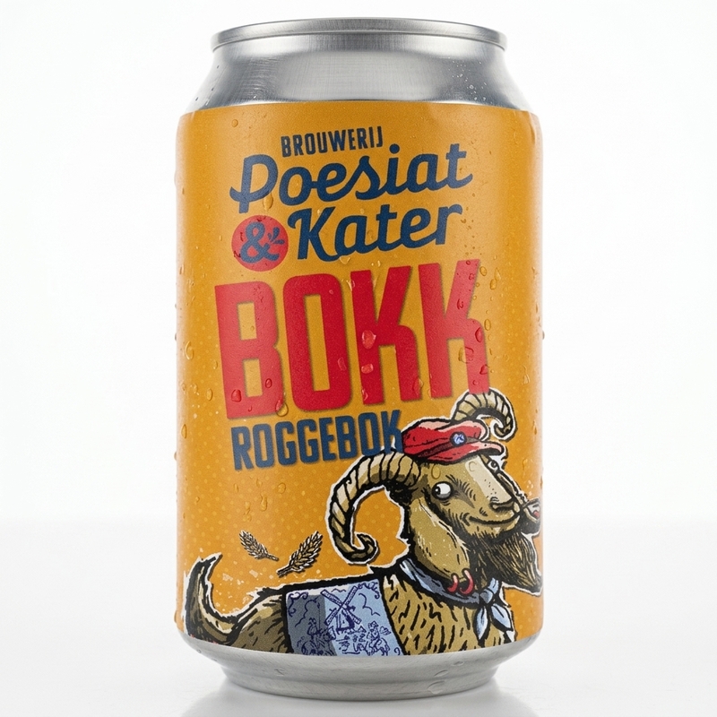 Bokk Roggebok - Brouwerij Poesiat & Kater Bock - Weizenbock 330ml - 2