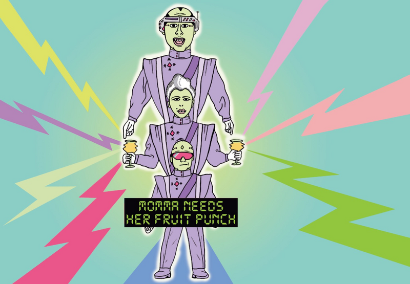 Momma Needs Her Fruit Punch (Citra, Krush, Mosaic & Sabro Hops) - Hoof Hearted Brewing IPA - New England / Hazy 473ml - 1