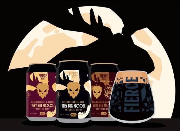 VBM : Bourbon Barrel Aged - Fierce Beer Stout - Imperial / Double 330ml - 1