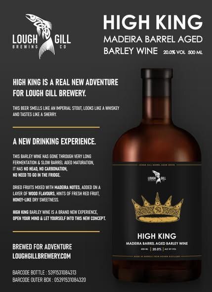 High King - Lough Gill Brewery Barleywine - Other 500ml - 1