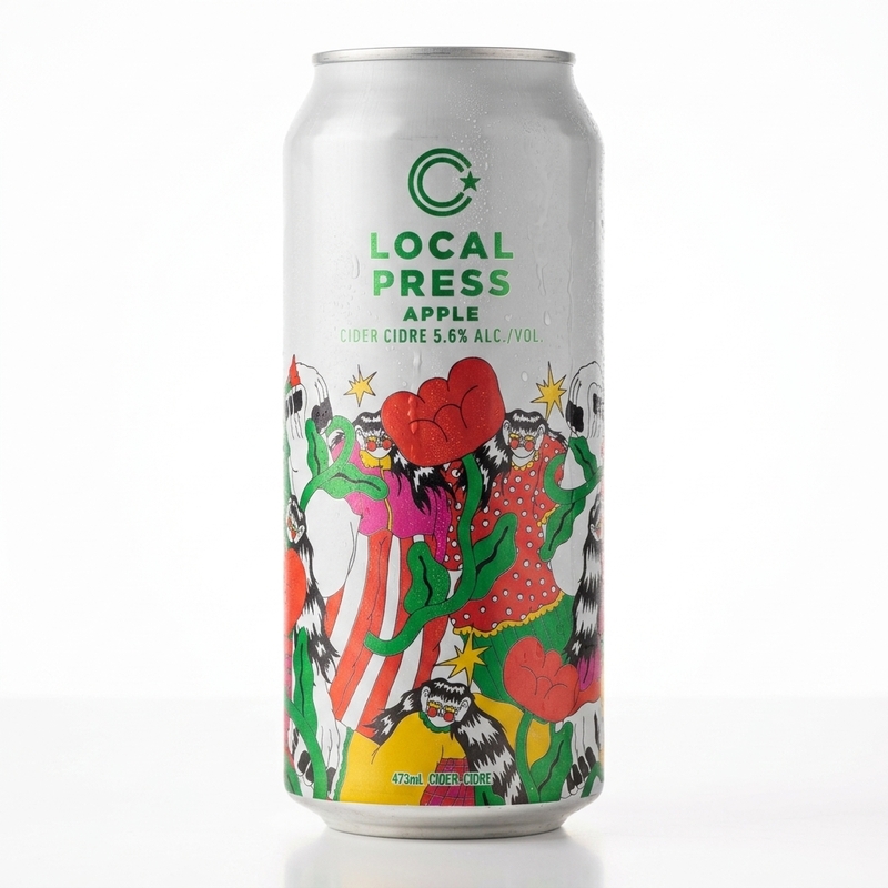 Local Press Apple Cider - Collective Arts Brewing Cider - Traditional / Apfelwein nullml - 2