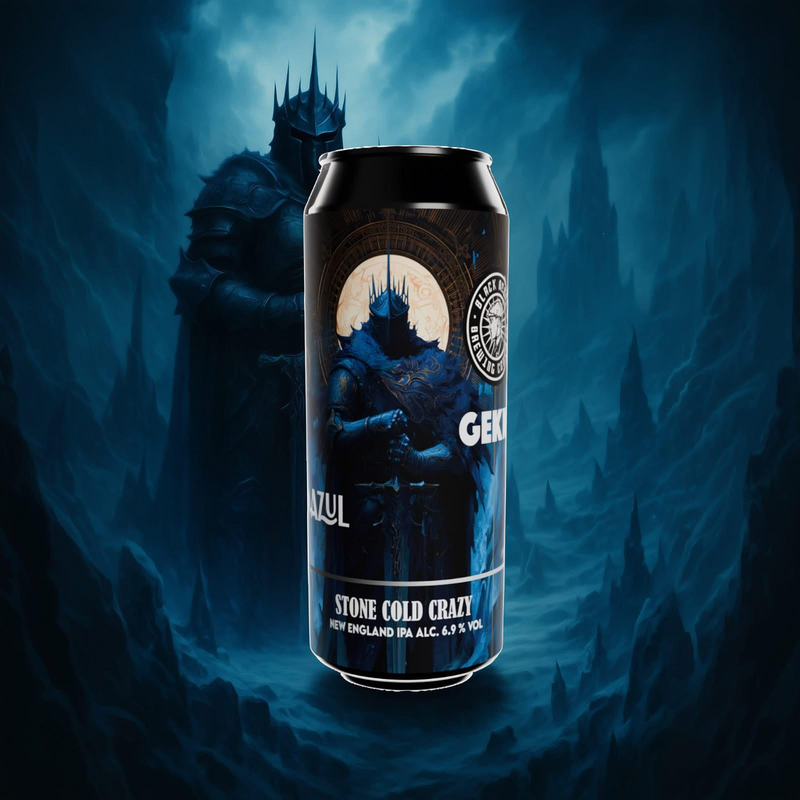 Stone Cold Crazy - Black Rebel Brewing Company IPA - New England / Hazy 440ml - 1