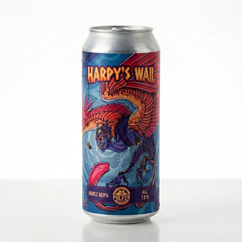 Harpy's Wail - Pulfer Brewery IPA - Imperial / Double New England / Hazy 500ml - 2