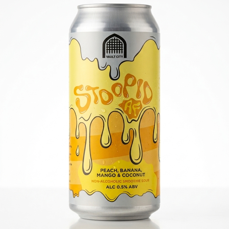 Stoopid AF - Vault City Brewing Non-Alcoholic Beer - Sour 440ml - 2