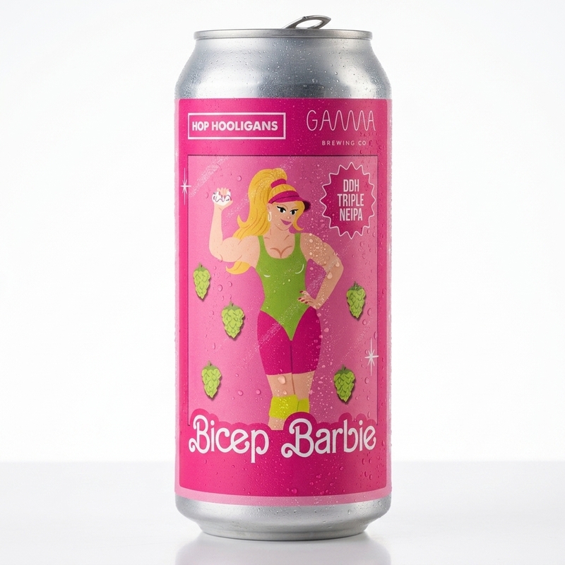 Bicep Barbie - Hop Hooligans IPA - Imperial / Double 500ml - 2
