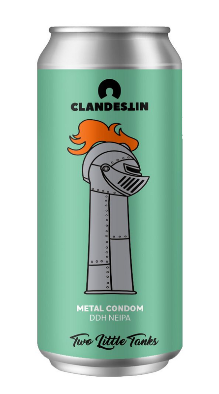 Metal Condom - Clandestin Beer IPA - New England / Hazy 500ml - 1