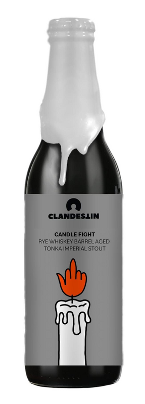 Candle Fight - Clandestin Beer Stout - Imperial / Double 330ml - 1